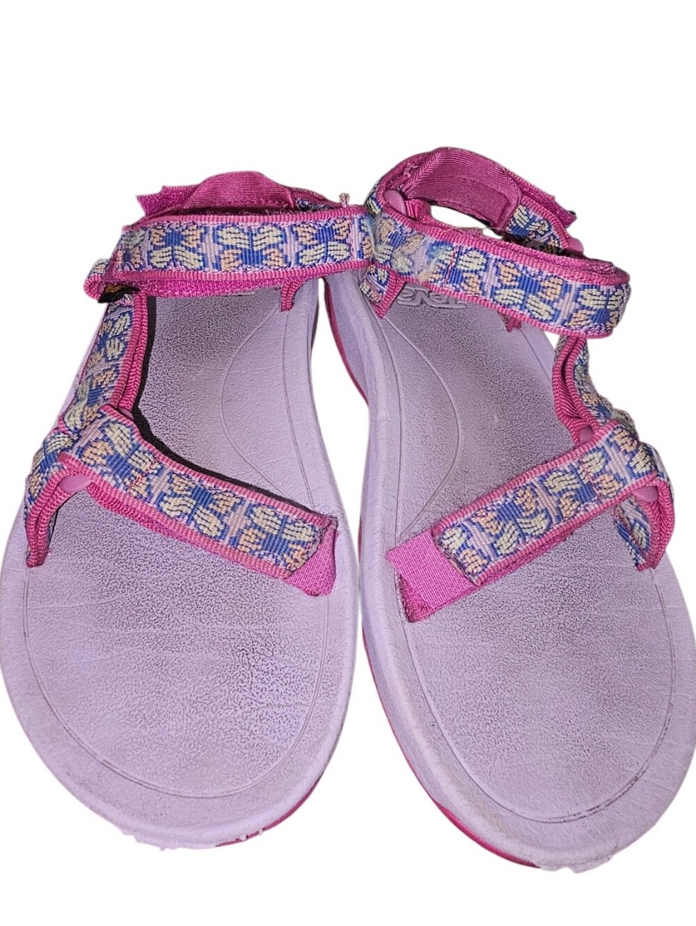 Teva Pink Patterned Strap Sandals